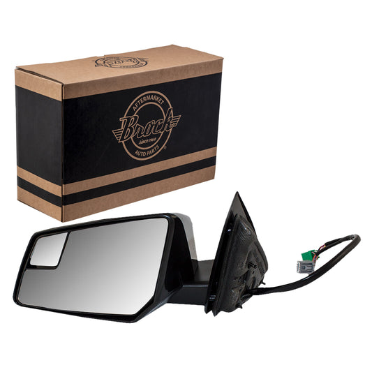 Power Mirror for 2009-2015 Traverse Spotter Glass Turn Signal Indicator Memory Heated Power Fold for 2007-2015 Acadia for 2007-2010 Outlook 25883677 Left GM1320384