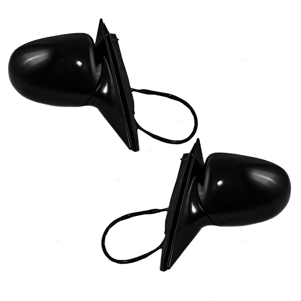 Brock Replacement Driver and Passenger Set Power Side Door Mirrors Heated Memory Compatible with 1998-2002 Park Avenue 25739837 25739836
