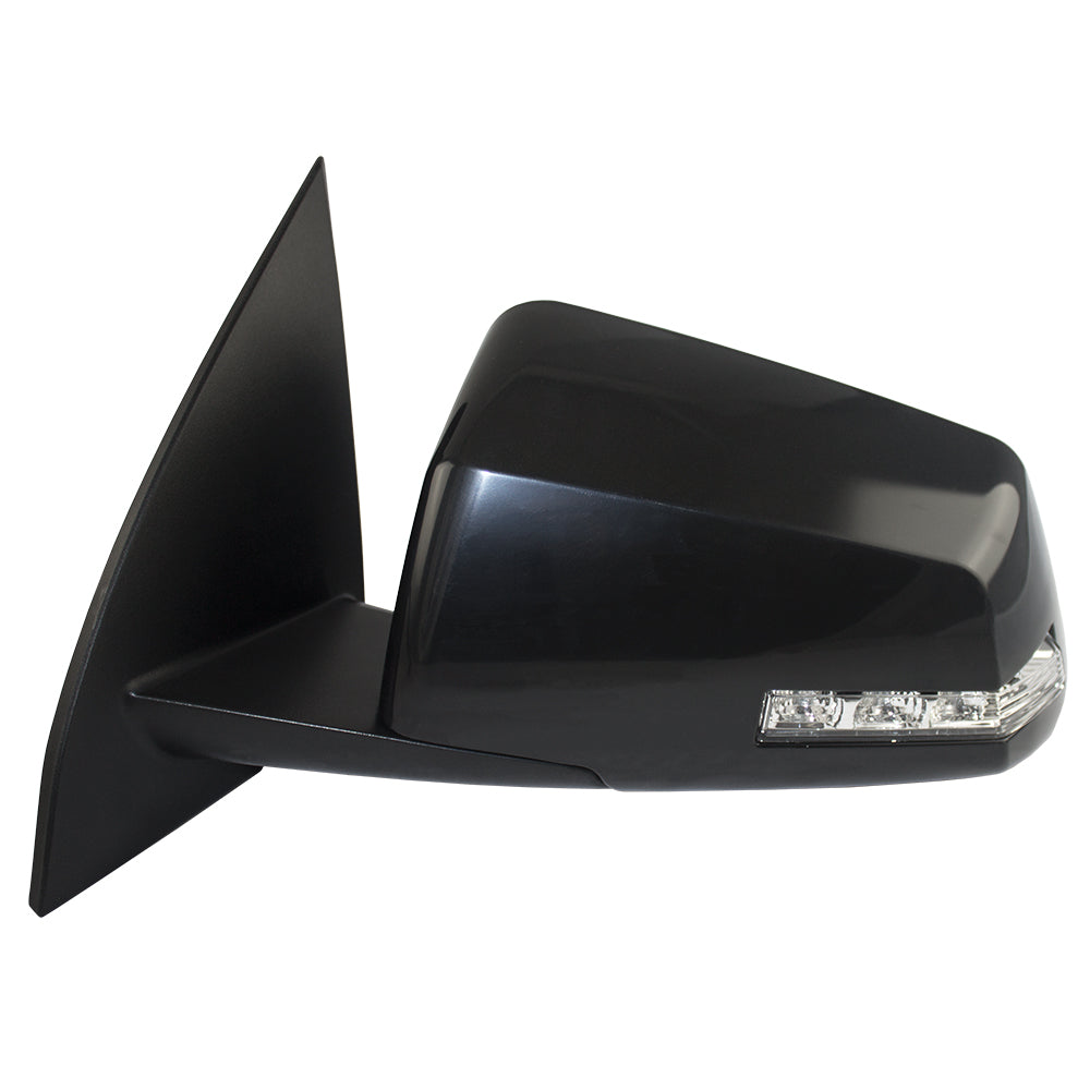 Brock Replacement Driver Power Side Door Mirror Heated Signal w/ Blind Spot Glass Compatible with Traverse Acadia Outlook