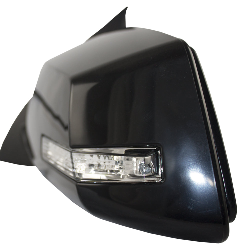 Brock Replacement Driver Power Side Door Mirror Heated Signal w/ Blind Spot Glass Compatible with Traverse Acadia Outlook