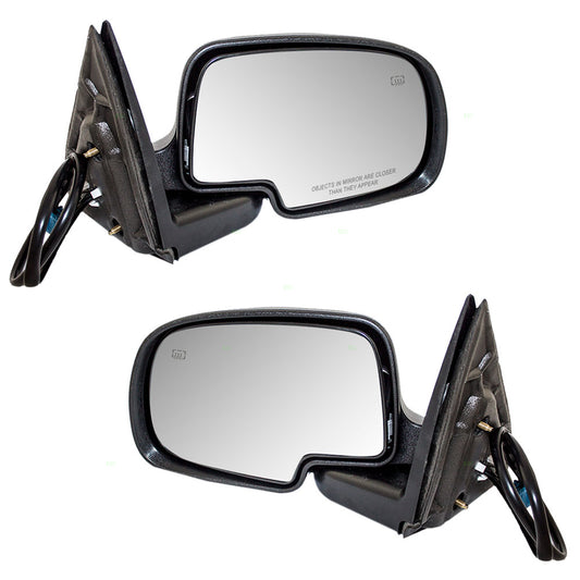 Power Mirror for 2003-2006 Silverado 1500 Heated Manual Fold for 2003-2006 Silverado 1500 HD for 2003-2004 Sierra 2500 for 2007 Sierra 3500 Classic 19120037 Set GM1320295