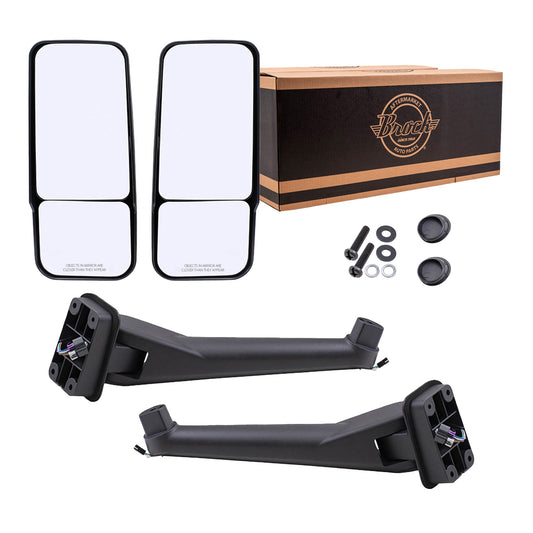 Power Mirror for 2003-2009 C6500 Kodiak Heated Manual Fold for 2003-2009 C7500 Topkick 25826345 Set GM1320687