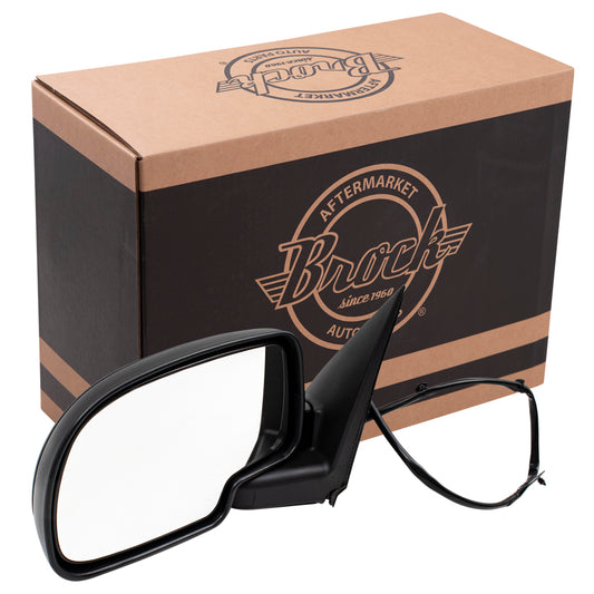 Power Mirror for 2003-2006 Silverado 1500 Heated Manual Fold for 2003-2006 Silverado 1500 HD for 2003-2004 Sierra 2500 for 2007 Sierra 3500 Classic 15226944 Left GM1320293