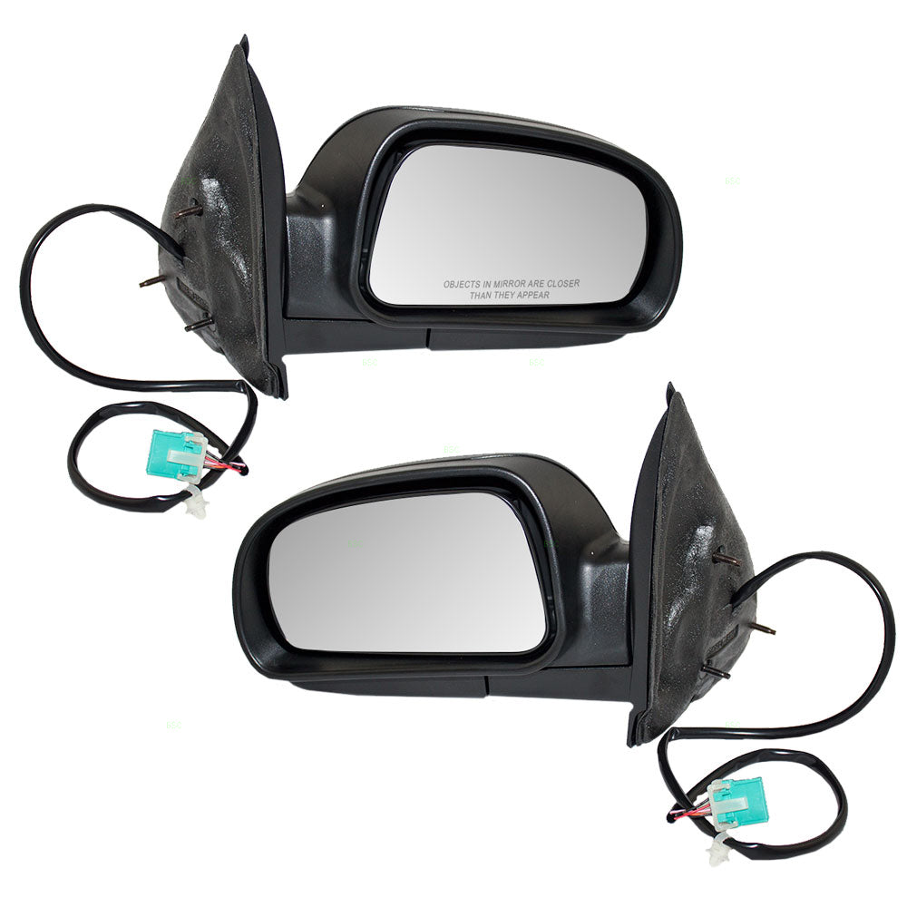 Brock Replacement Set Power Side Door Mirrors Heated Compatible with Trailblazer/EXT Rainier Envoy & Envoy XL Bravada Ascender