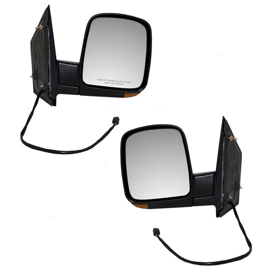Power Mirror for 2003-2007 Express 1500 Turn Signal Indicator Heated Manual Fold for 2003-2007 Express 2500 15937983 Set GM1320356