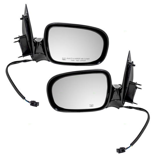Power Mirror for 1999-2005 Venture Heated Manual Fold for 2005-2009 Uplander for 2005-2007 Relay for 2005-2007 Terraza for 1999-2004 Silhouette for 1999-2009 Montana for 1999 Trans Sport 15935753 Set