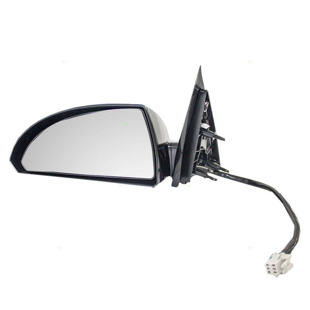 Brock Replacement Driver Power Side Door Mirror Heated with Ready-to-Paint Base and Housing Compatible with 2006-2013 Impala