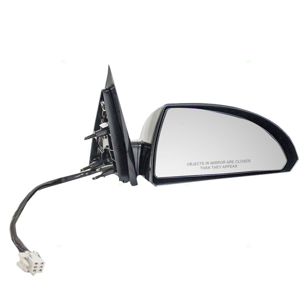 Brock Replacement Passenger Power Side Door Mirror Heated with Ready-to-Paint Base and Housing Compatible with 2006-2013 Impala
