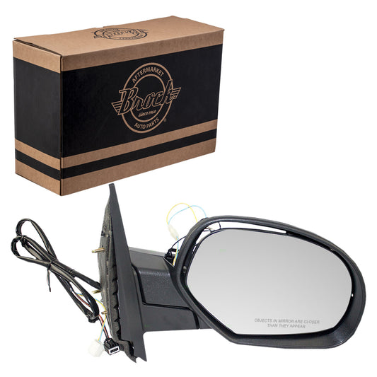 Power Mirror for 2007-2013 Silverado 1500 OEM Replacement Heated Power Fold for 2007-2009 Silverado 2500 for 2007-2014 Tahoe for 2007-2014 Suburban 1500 for 2007-2013 Suburban 2500 Right