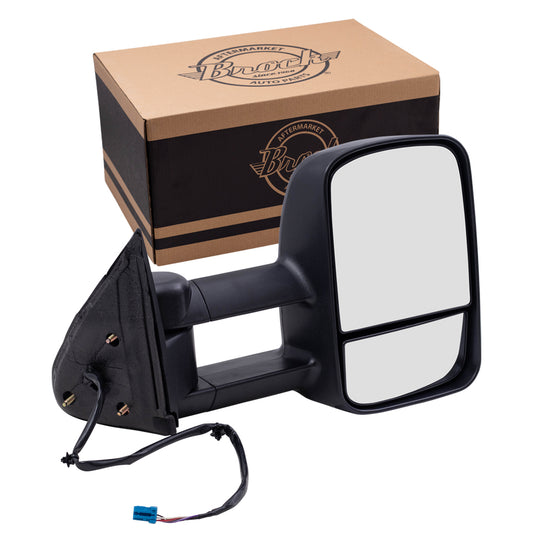 Power Mirror for 2003-2006 Silverado 1500 Extendable Performance Upgrade Heated Manual Fold for 2003-2006 Silverado 1500 HD for 2003-2004 Sierra 2500 for 2007 Sierra 3500 Classic Right GM1321410