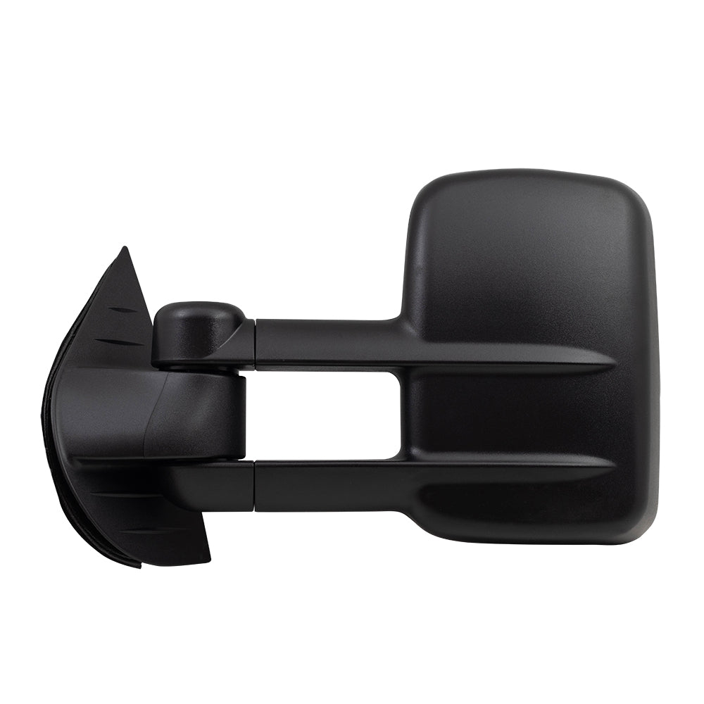 Power Towing Mirror for 2007-2013 Silverado 1500 Extendable Non-OEM Type Heated Manual Fold for 2007-2014 Silverado 2500 for 2007-2014 Tahoe for 2007-2013 Suburban 2500 for 2014 Suburban Left