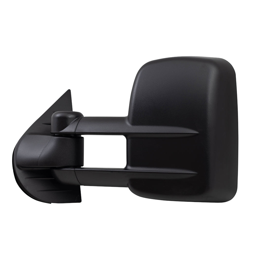 Power Towing Mirror for 2007-2013 Silverado 1500 Extendable Non-OEM Type Heated Manual Fold for 2007-2014 Silverado 2500 for 2007-2014 Tahoe for 2007-2013 Suburban 2500 for 2014 Suburban Left