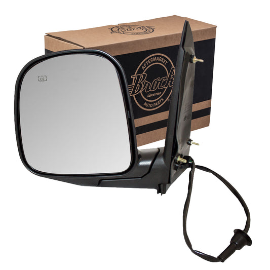 Power Mirror for 1996-2002 Express 1500 1 Piece Glass Sail Mounted Heated Manual Fold for 1996-2002 Express 2500 15768768 Left GM1320228