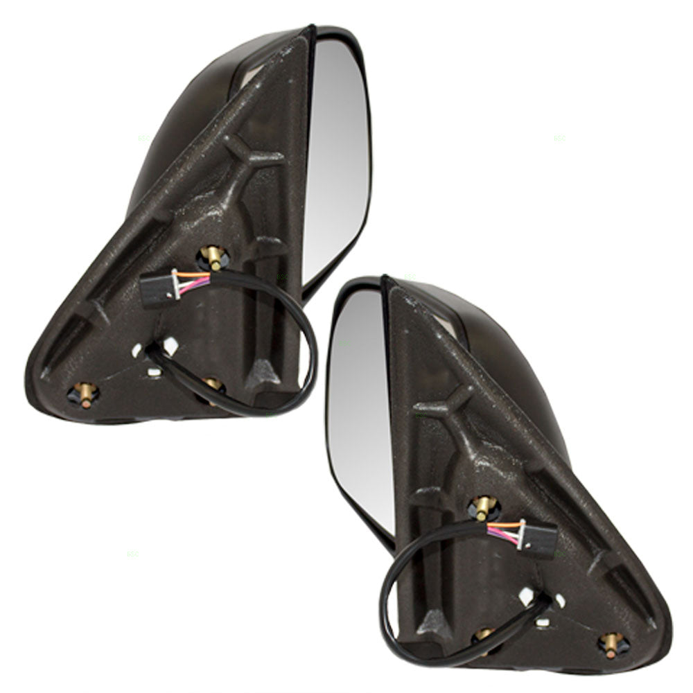 Brock Replacement Driver and Passenger Set Power Side Door Mirrors Heated Compatible with 1999-2002 Silverado Sierra Pickup Truck
