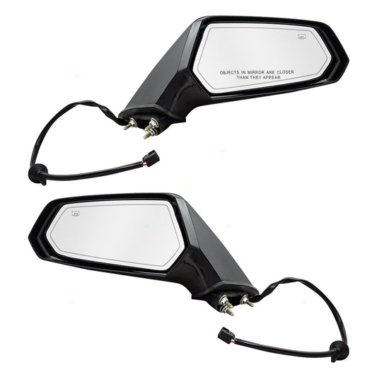 Power Mirror for 2010-2015 Camaro Heated Non-Fold Set