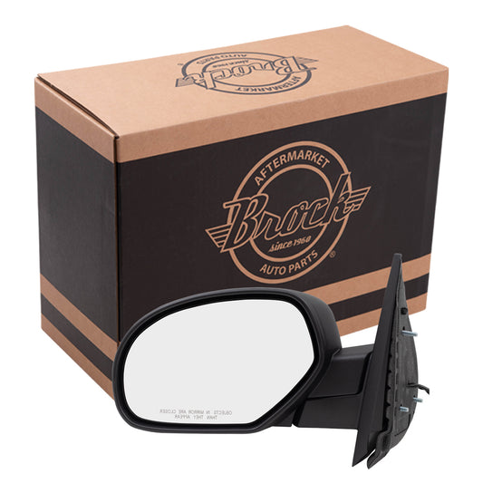 Power Mirror for 2007-2013 Silverado 1500 Heated Manual Fold for 2007-2009 Silverado 2500 for 2007-2014 Tahoe for 2007-2014 Suburban 1500 for 2007-2013 Suburban 2500 20843116 Left GM1320325