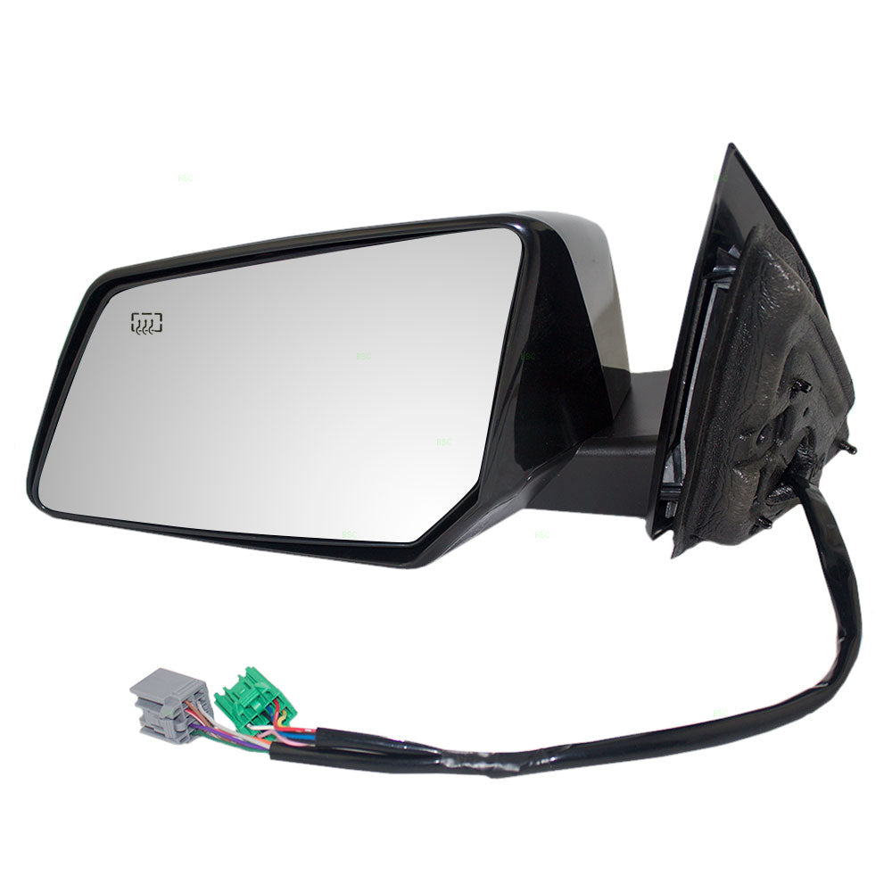Brock Replacement Driver Power Folding Door Mirror Heated Memory Signal Compatible with Outlook Acadia Traverse