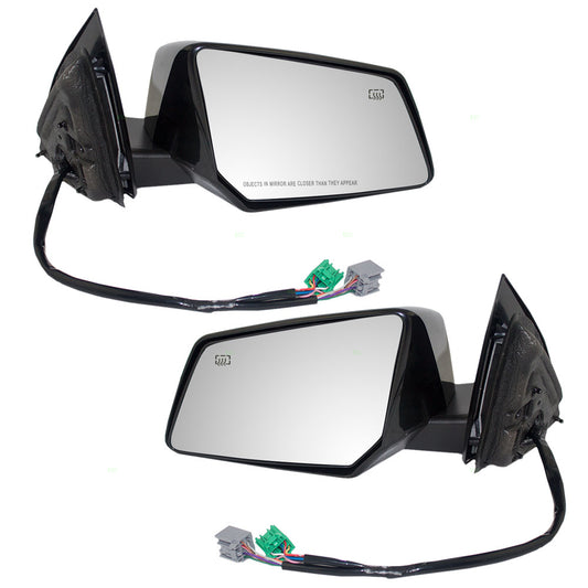 Power Mirror for 2009-2015 Traverse Textured Base/Paint To Match Black Housing Turn Signal Indicator Memory Heated Power Fold for 2007-2015 Acadia for 2007-2010 Outlook 25883677 Set GM1320402