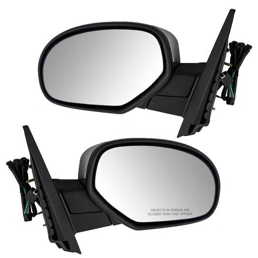 Power Mirror for 2007-2013 Silverado 1500 Heated Manual Fold for 2007-2013 Silverado 2500 HD for 2007-2014 Tahoe for 2007-2014 Suburban 1500 for 2014 Suburban for 2012-2013 Sierra 25776087 Set