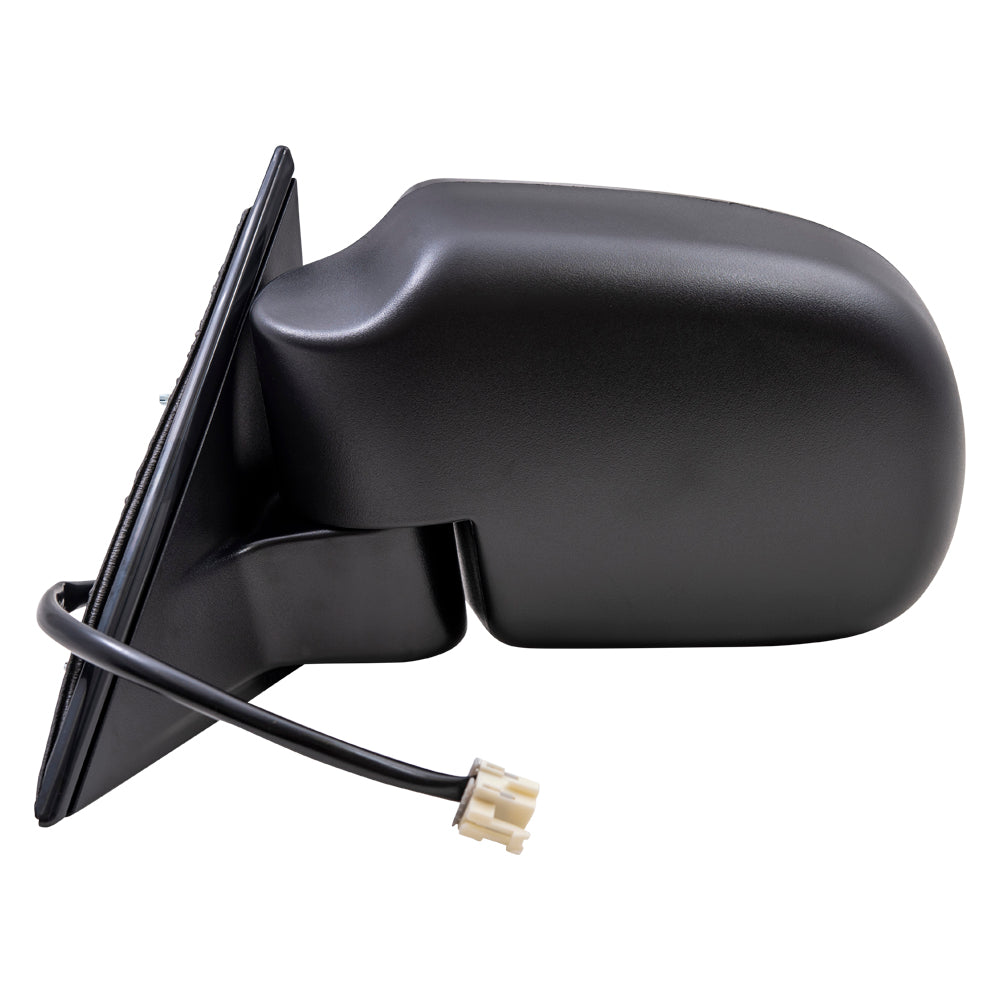 Brock Replacement Driver Power Side Door Mirror Heated w/ Plastic Base Compatible with Blazer Jimmy Envoy Bravada Sonoma S10 Pickup