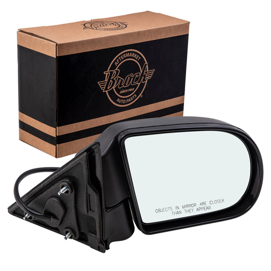 Power Mirror for 1999-2005 Blazer Plastic Base Heated Manual Fold for 1999-2004 S10 for 1999-2001 Jimmy for 1999-2004 Sonoma for 1999-2001 Bravada 15105940 Right GM1321192