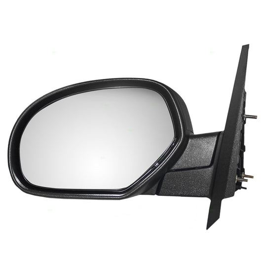 Manual Mirror for 2007-2013 Silverado 1500 Manual Fold 2007-2013 Silverado 2500 HD 2007-2013 Silverado 3500 HD 2007-2014 Tahoe 2007-2014 Suburban 1500 2007-2013 Suburban 2500 2007-2013 Avalanche Left