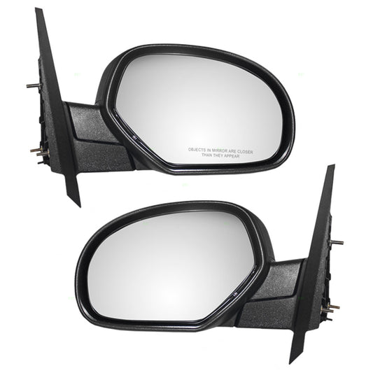 Manual Mirror for 2007-2013 Silverado 1500 Manual Fold 2007-2013 Silverado 2500 HD 2007-2013 Silverado 3500 HD 2007-2014 Tahoe 2007-2014 Suburban 1500 2007-2013 Suburban 2500 2007-2013 Avalanche Set