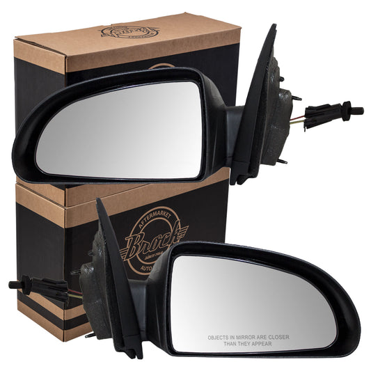 Manual Mirror for 2005-2010 Cobalt Sedan Manual Fold 15943878 Set
