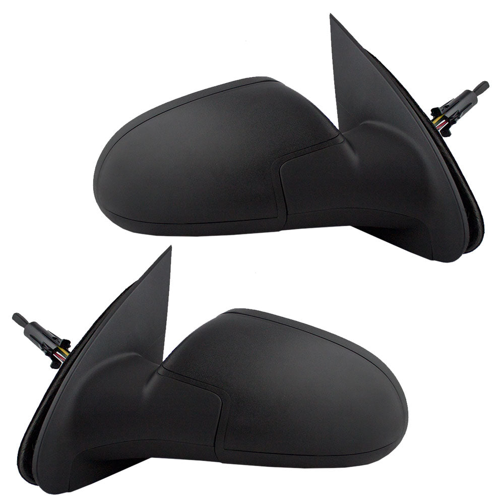 Brock Replacement Driver and Passenger Set Manual Remote Side Door Mirrors Compatible with Cobalt G5 Coupe 15943876 15943864