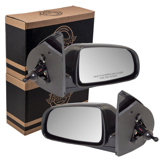 Manual Mirror for 2007-2011 Aveo Sedan Manual Fold 96600801 Set GM1320329