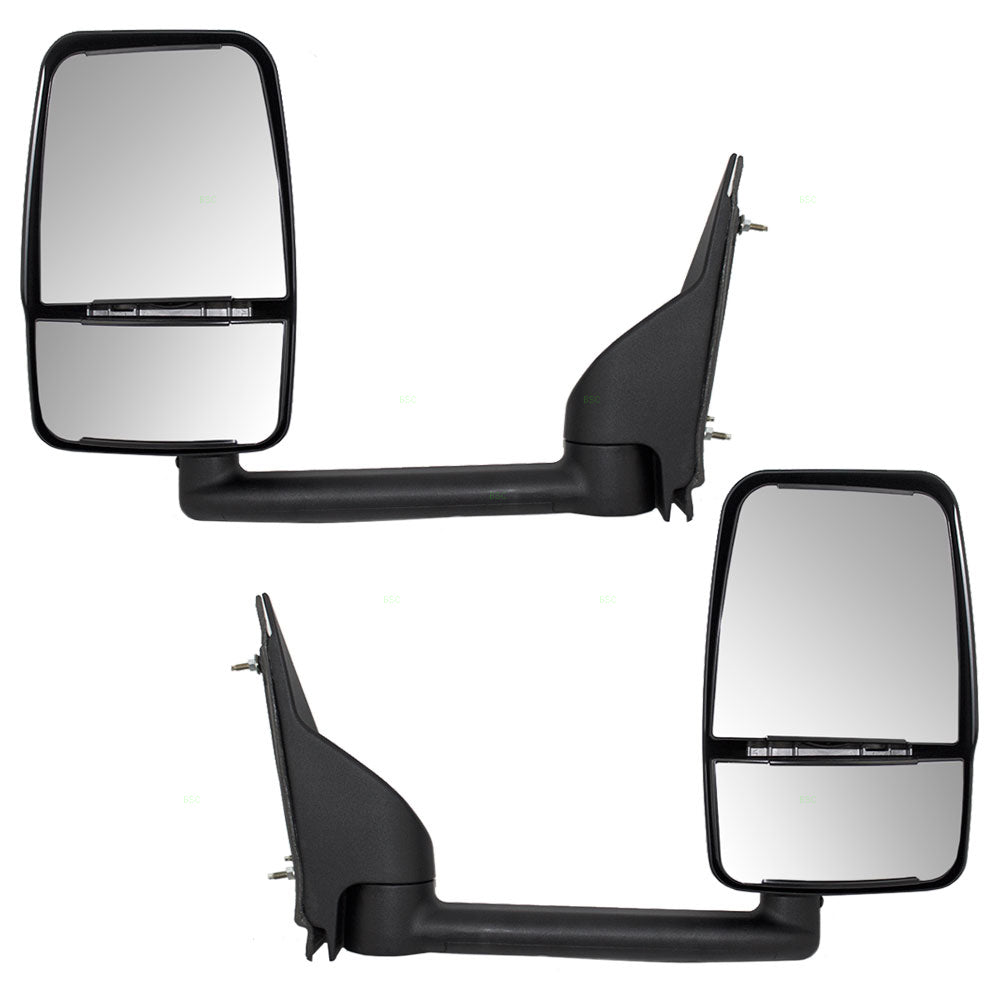 Manual Mirror for 2003-2014 Express 1500 Dual Glass Manual Fold 2003-2024 Express 2500 2003-2024 Express 3500 2003-2014 Savana 1500 2003-2024 Savana 2500 2003-2024 Savana 3500 25894029 Set