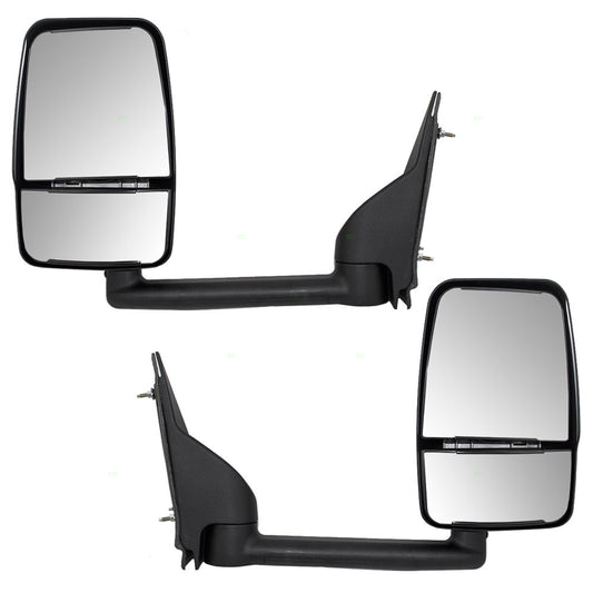 Manual Mirror for 2003-2014 Express 1500 Dual Glass Manual Fold 2003-2024 Express 2500 2003-2024 Express 3500 2003-2014 Savana 1500 2003-2024 Savana 2500 2003-2024 Savana 3500 25894029 Set