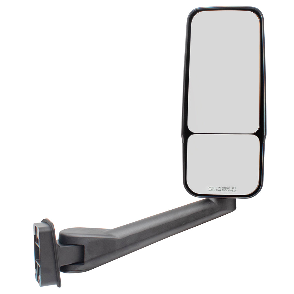 Brock Replacement Driver and Passenger Set Manual Side View Door Mirrors Compatible with 2003-2009 Kodiak Topkick Truck 25886110
