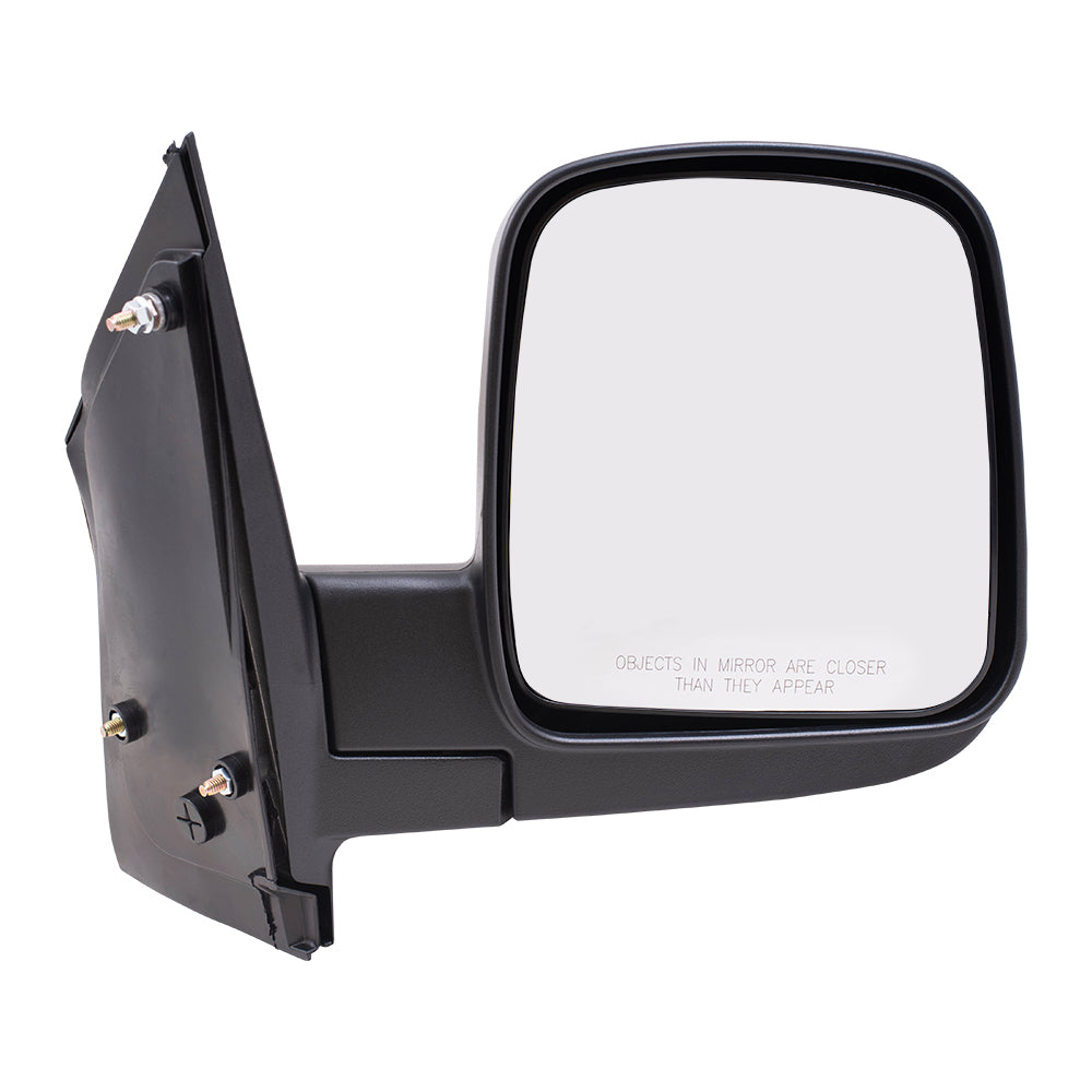 Brock Replacement Driver and Passenger Pair Manual Side Door Mirrors Compatible with 2003-2007 Express Savana Van 15937986 15937996