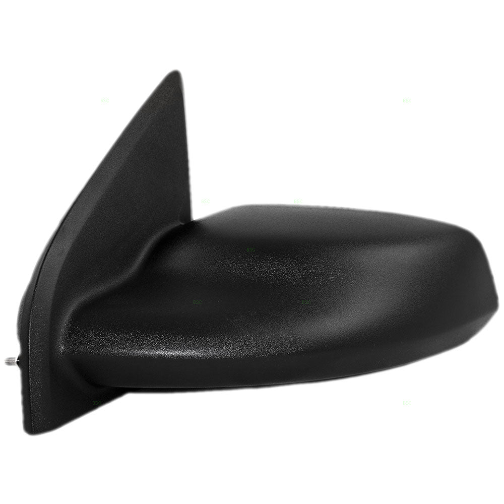 Brock Replacement Driver Manual Remote Side Door Mirror Textured Compatible with 2003-2007 Ion Sedan 22726678