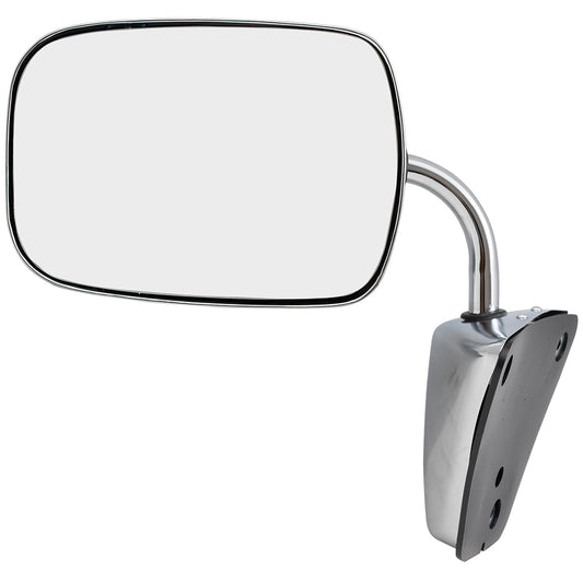 Manual Mirror for 1975-1986 C10 Stainless Steel L=R Low Mount Manual Fold 1973-1986 C10 Suburban 1979-1986 C1500 1975-1986 C20 1973-1986 C20 Suburban 1979-1986 C2500 1975-1986 C30 1979-1986 C3500