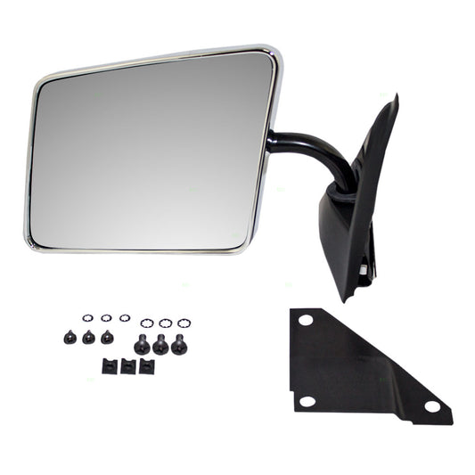 Manual Mirror for 1983-1994 S10 Blazer Below Eyeline Manual Fold 1982-1993 S10 1992-1994 Jimmy 1983-1991 S15 Jimmy 1982-1990 S15 1991-1994 Bravada 15642573 Left