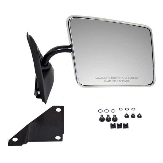 Manual Mirror for 1983-1994 S10 Blazer Below Eyeline Manual Fold 1982-1993 S10 1992-1994 Jimmy 1983-1991 S15 Jimmy 1982-1990 S15 1991-1994 Bravada 15642574 Right