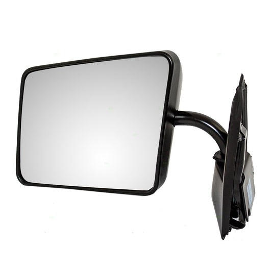 Manual Mirror for 1983-1994 S10 Blazer Match Black  Below Eyeline Manual Fold 1982-1993 S10 1992-1994 Jimmy 1983-1991 S15 Jimmy 1982-1990 S15 1991-1993 Sonoma 1991-1991 Syclone 15642571 Left