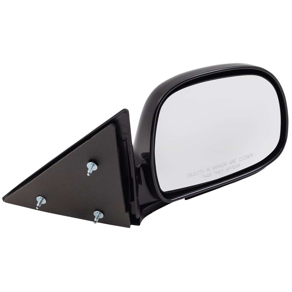 Brock Replacement Driver and Passenger Set Manual Side Door Mirrors Below Eyeline Compatible with 1995-1998 Blazer 8151508490 8151508500