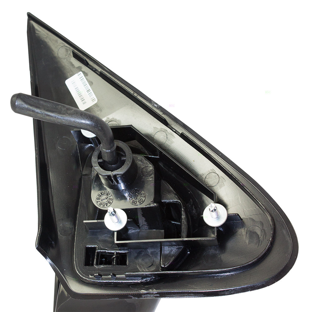 Brock Replacement Driver Manual Remote Side Door Mirror Compatible with 1995-2005 Cavalier Sunfire Sedan 10362467