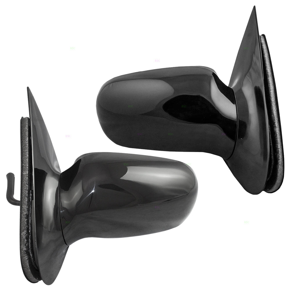 Brock Replacement Driver and Passenger Manual Side Door Mirrors Compatible with 1995-2005 Cavalier Sunfire Sedan