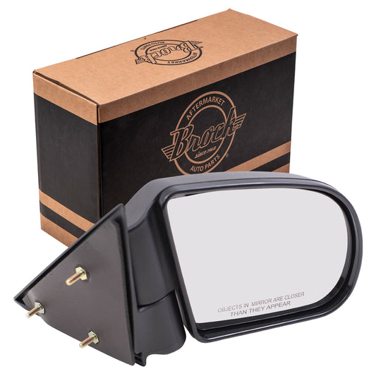 Manual Mirror for 1999-2005 Blazer Below Eyeline Manual Fold 1998-2004 S10 2002-2005 Trailblazer EXT 1999-2001 Jimmy 1998-2004 Sonoma 1998-2000 Hombre 15172864 Right