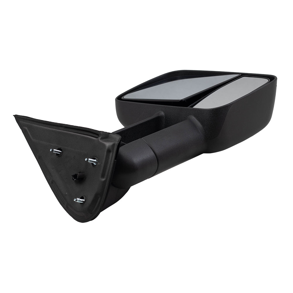Brock Replacement Driver and Passenger Set Manual Telescopic Tow Mirrors Performance Upgrade Compatible with 1999-2007 Silverado Sierra Pickup Truck