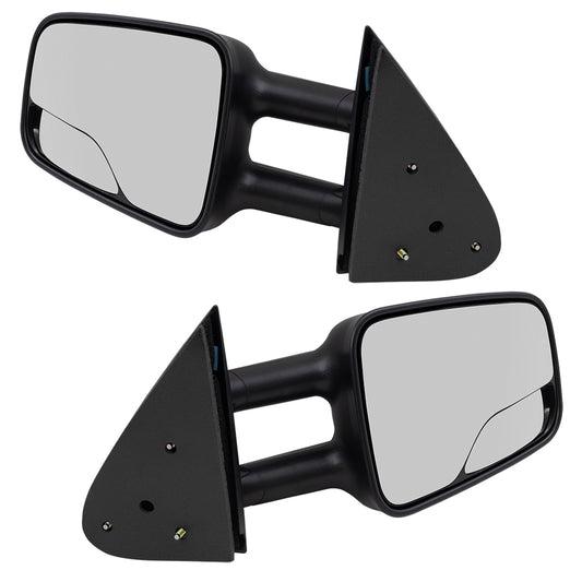 Manual Tow Mirror for 1999-2006 Silverado 1500 Extendable Spotter Glass Manual Fold 2001-2006 Silverado 1500 HD 1999-2004 Silverado 2500 2001-2006 Silverado 2500 HD 2001-2006 Silverado 3500 15172060