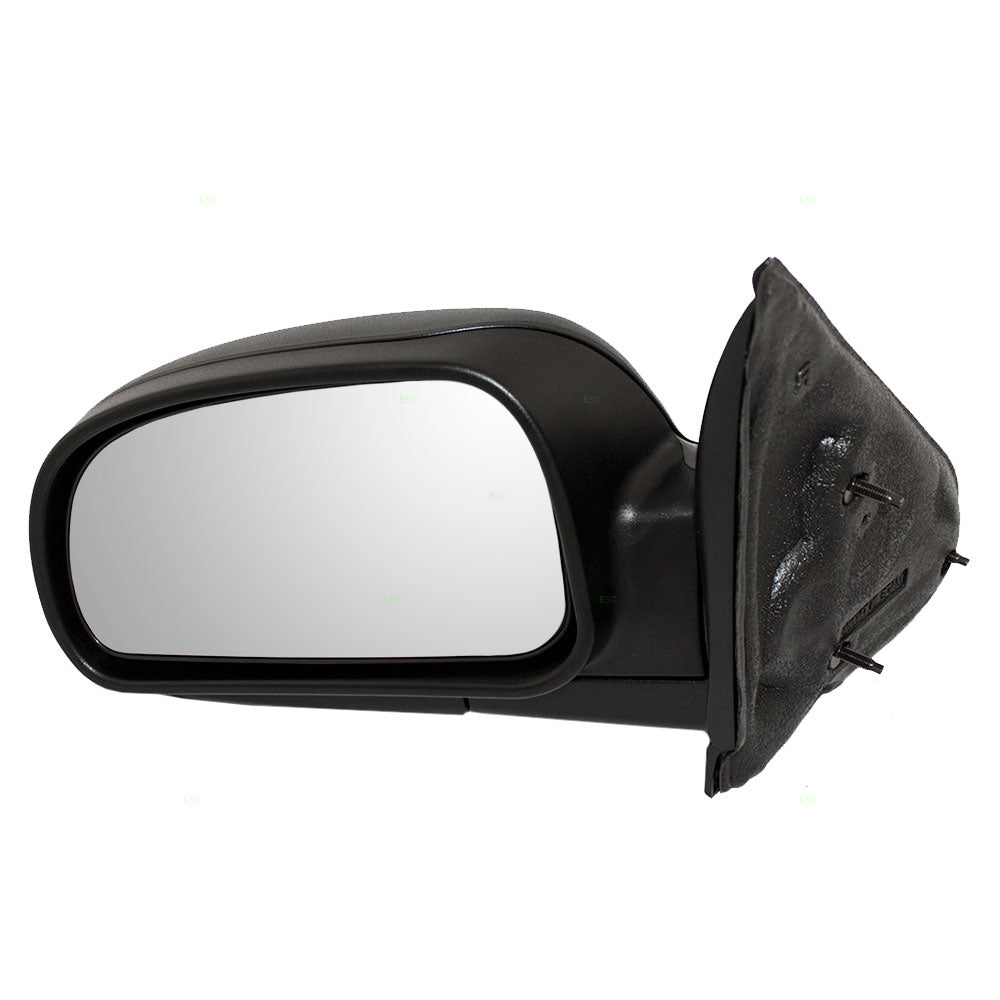 Brock Replacement Driver Manual Side Door Mirror Textured Compatible with 2002-2009 Trailblazer & EXT Envoy Envoy SUV XL