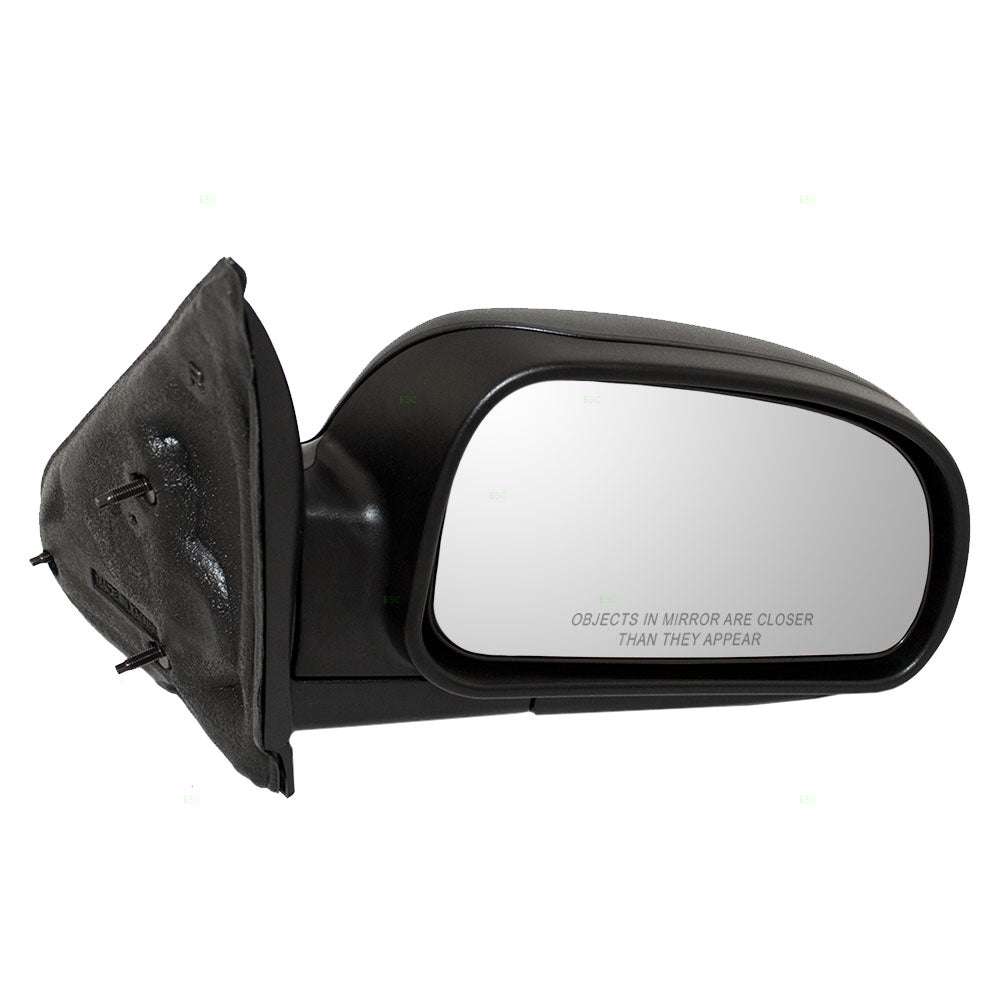 Brock Replacement Passenger Manual Side Door Mirror Textured Compatible with 2002-2009 Trailblazer & EXT Envoy Envoy SUV XL