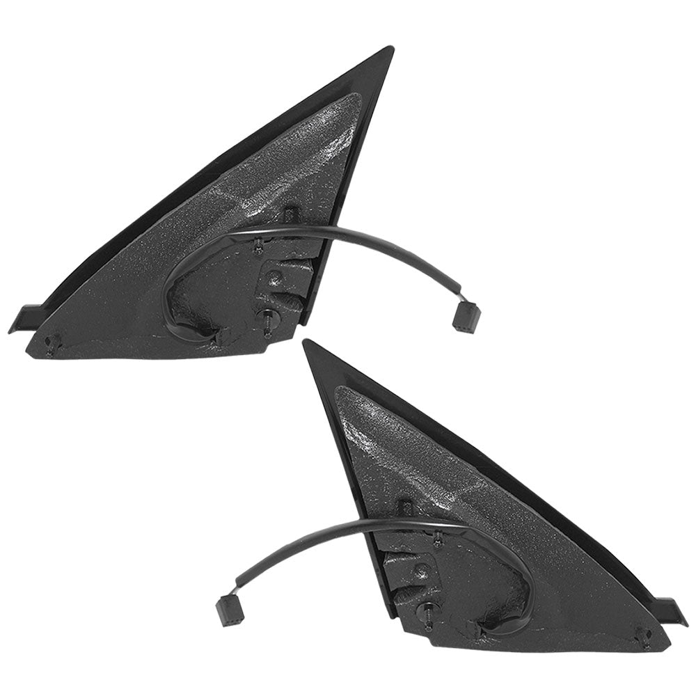 Brock Replacement Driver and Passenger Set Power Side Door Mirrors Textured Compatible with 2004-2007 Malibu & Maxx 2008 Maliu Classic 15921264 15921263