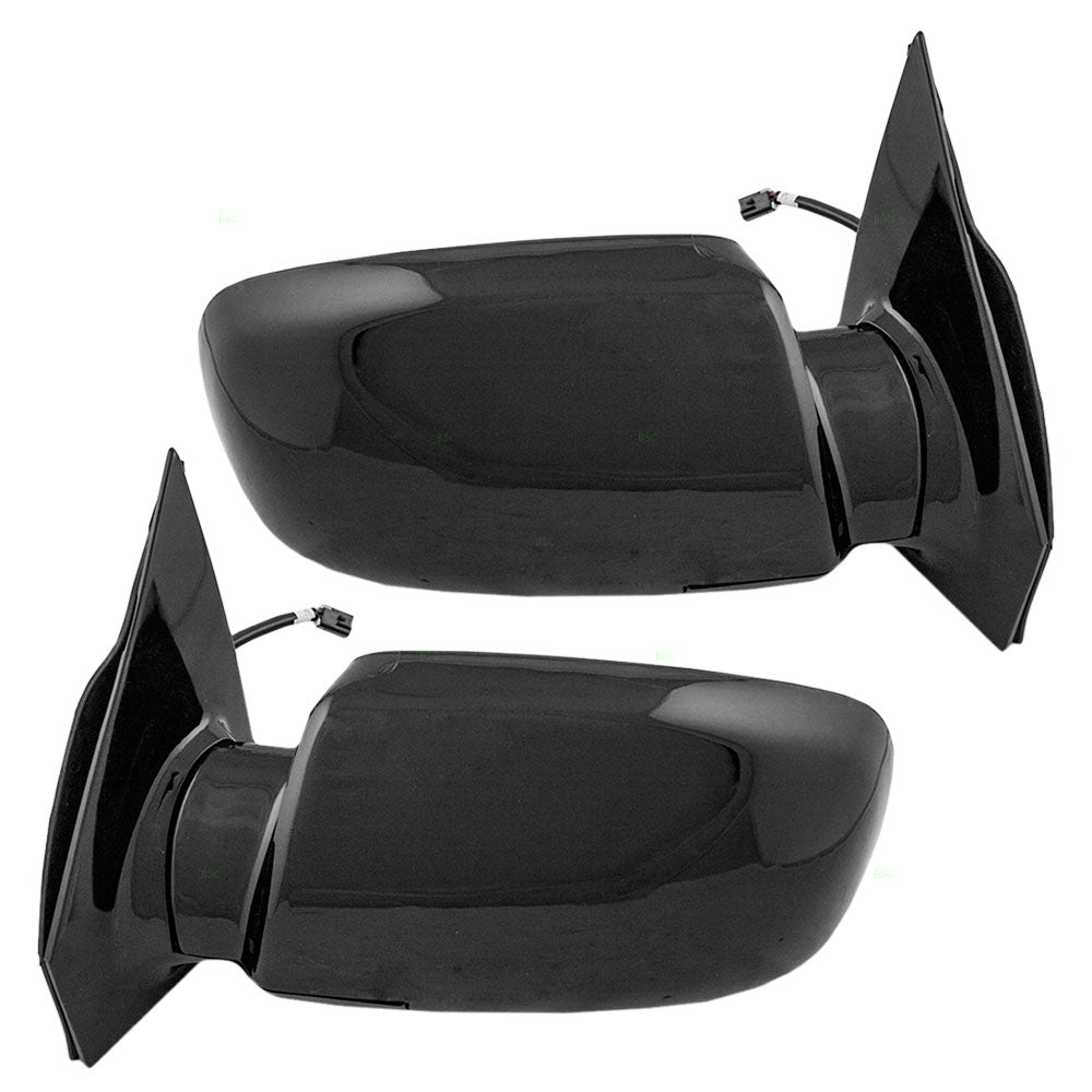 Brock Replacement Driver and Passenger Set Power Side Door Below Eyeline Mirrors Compatible with 2000-2005 Astro Safari Van 15757375 15757376