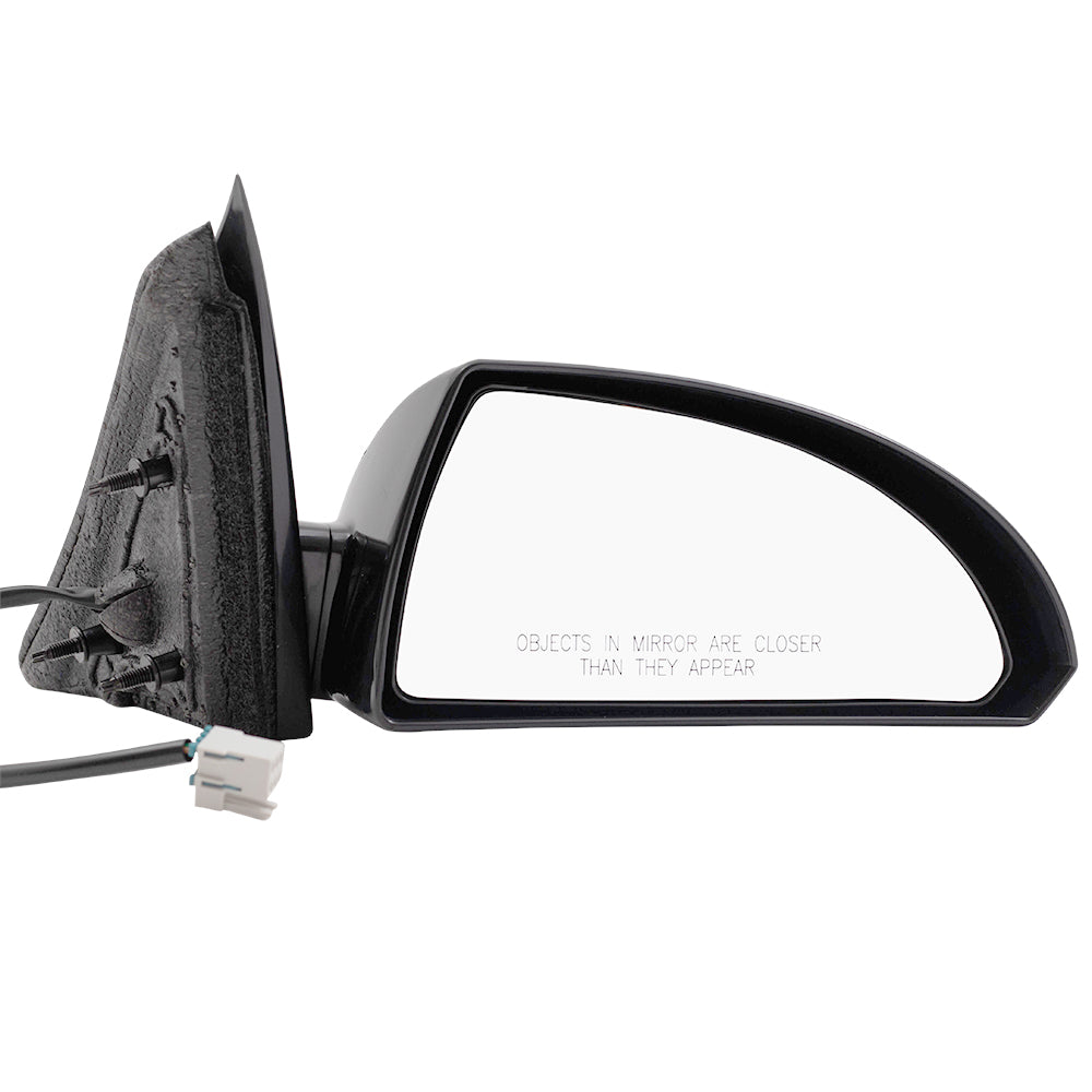 Brock Aftermarket Replacement Passenger Right Paint to Match Housing/Paint to Match Base Black Power Mirror without Heat Compatible with 2006-2013 Chevy Impala